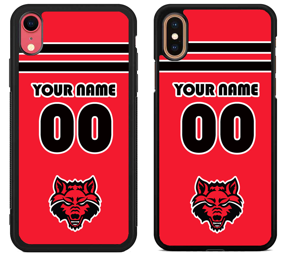 Custom Personalized Arkansas State Red Wolves iPhone X | Xs | Xr | Xs Max Case