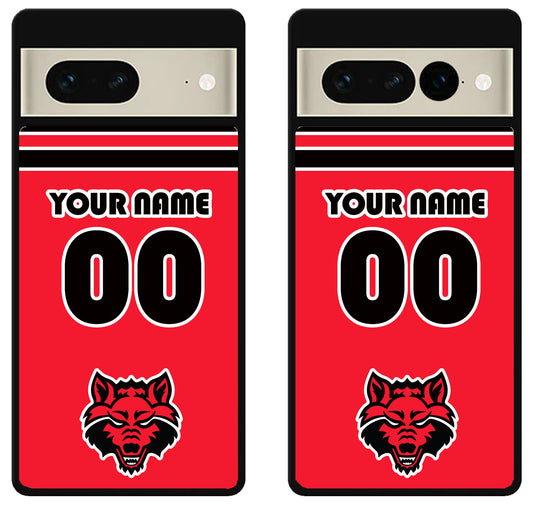 Custom Personalized Arkansas State Red Wolves Google Pixel 7 | 7 Pro Case