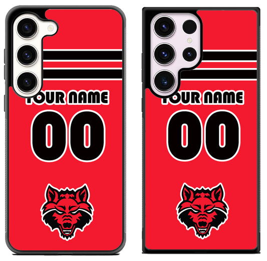 Custom Personalized Arkansas State Red Wolves Samsung Galaxy S23 | S23+ | S23 Ultra Case