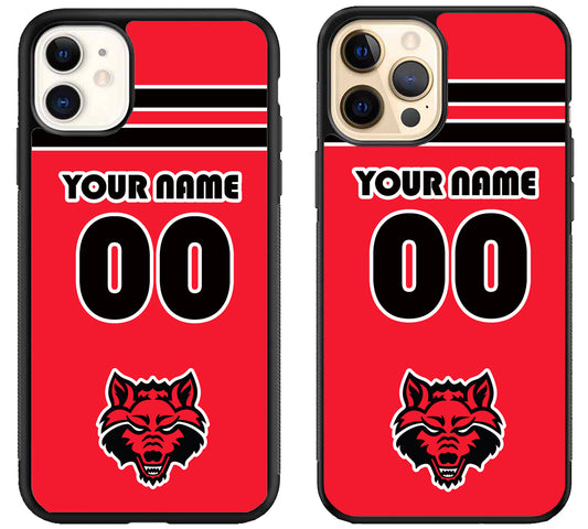 Custom Personalized Arkansas State Red Wolves iPhone 12 | 12 Mini | 12 Pro | 12 Pro Max Case