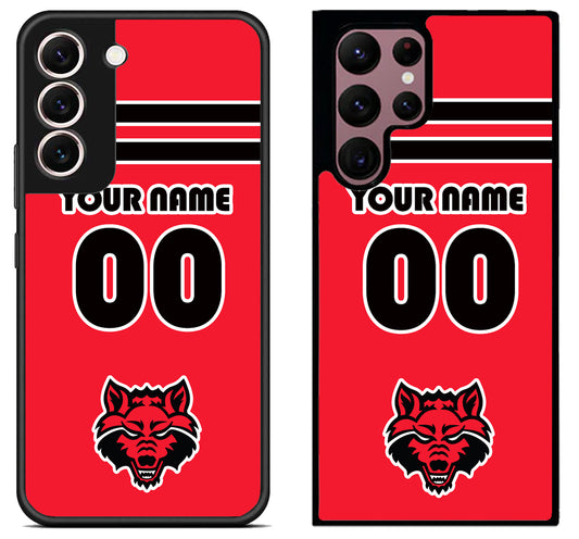 Custom Personalized Arkansas State Red Wolves Samsung Galaxy S22 | S22+ | S22 Ultra Case