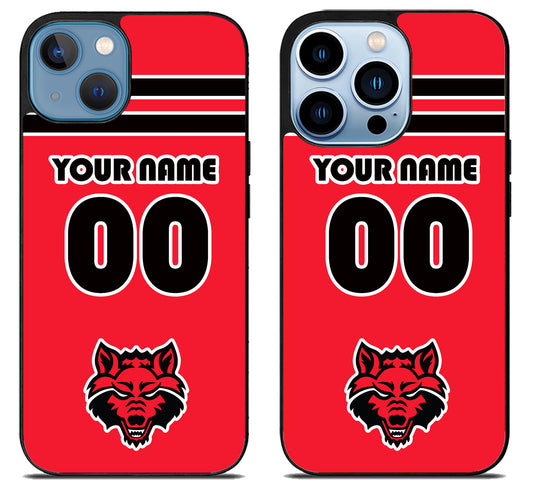 Custom Personalized Arkansas State Red Wolves iPhone 13 | 13 Mini | 13 Pro | 13 Pro Max Case