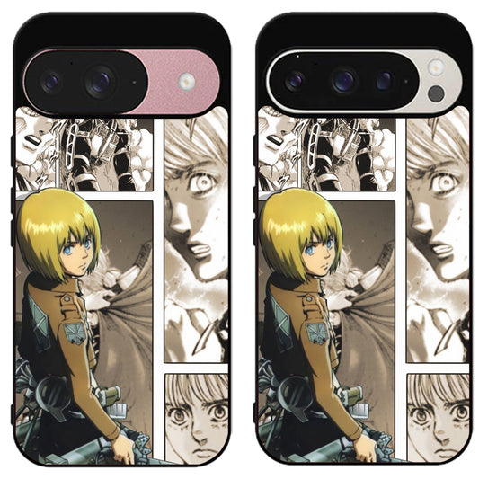 Armin Arlert Attack on Titan Collage Google Pixel 9 | 9 Pro | 9 Pro XL Case