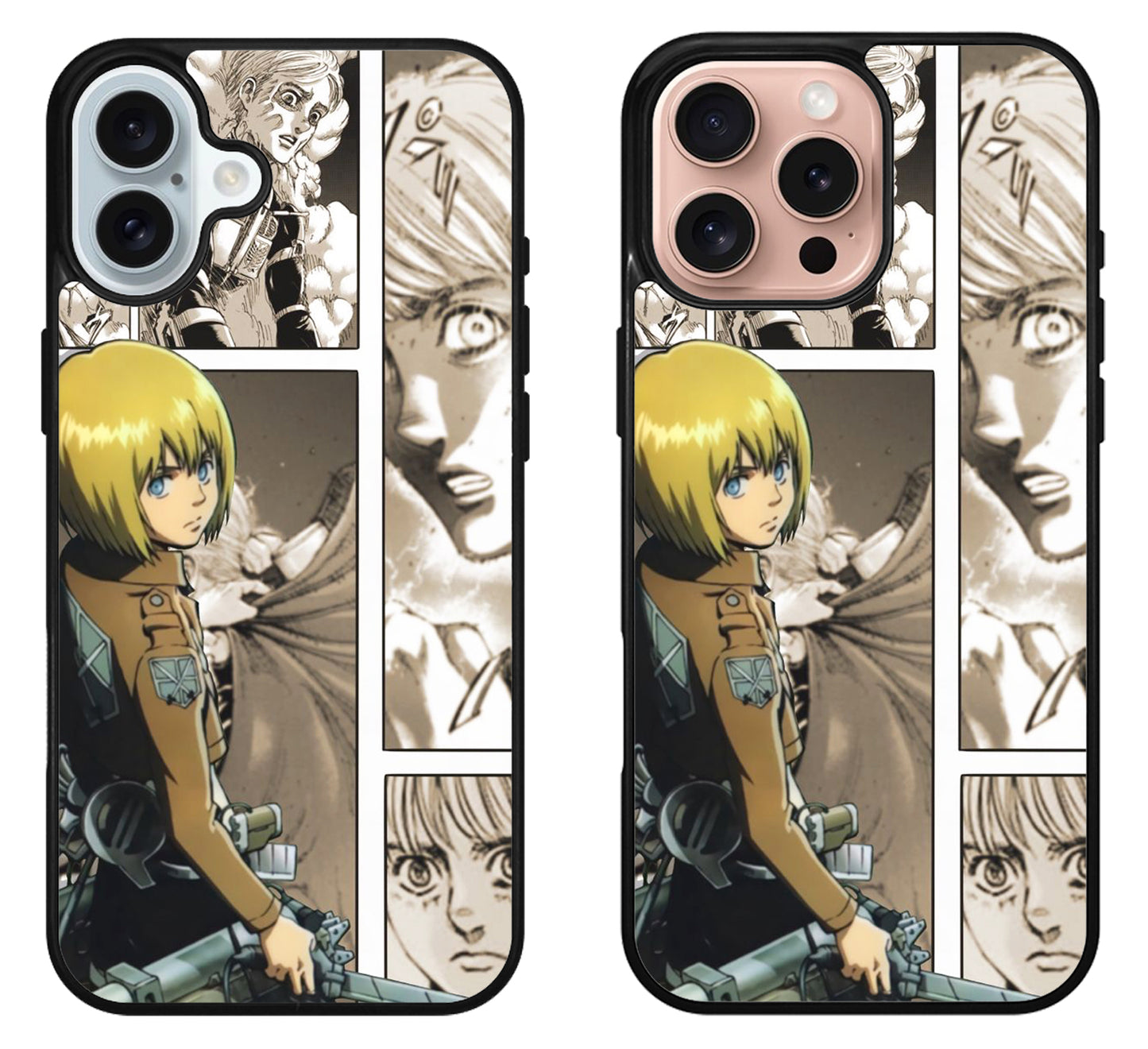 Armin Arlert Attack on Titan Collage iPhone 16 | 16 Plus | 16 Pro | 16 Pro Max Case