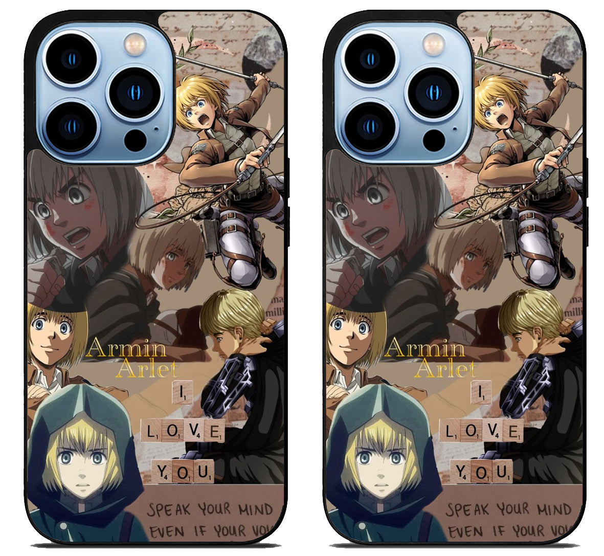 Armin Arlert Attack on Titan Cool iPhone 15 Pro | iPhone 15 Pro Max Case