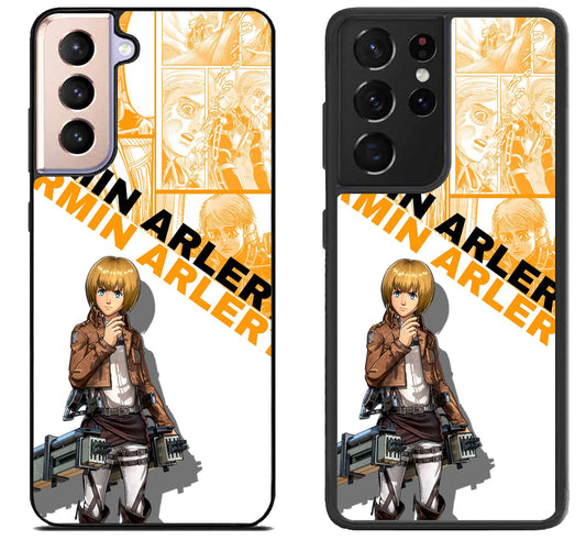 Armin Arlert Attack on Titan Cover Samsung Galaxy S21 | S21 FE | S21+ | S21 Ultra Case