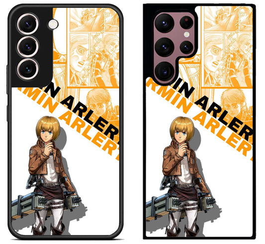 Armin Arlert Attack on Titan Cover Samsung Galaxy S22 | S22+ | S22 Ultra Case