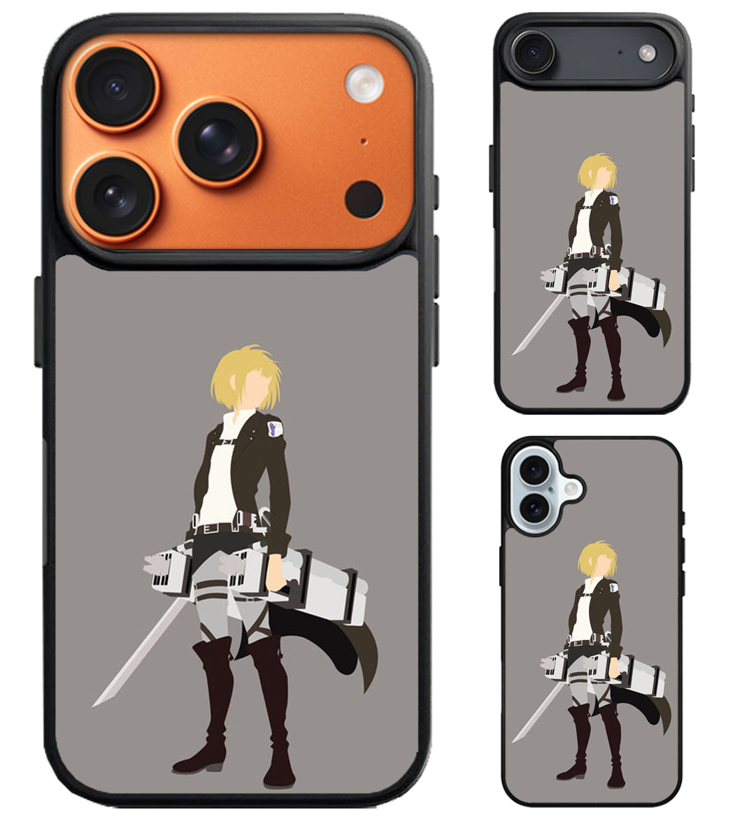 Armin Arlert Attack on Titan iPhone Air | iPhone 17 | 17 Pro | 17 Pro Max Case
