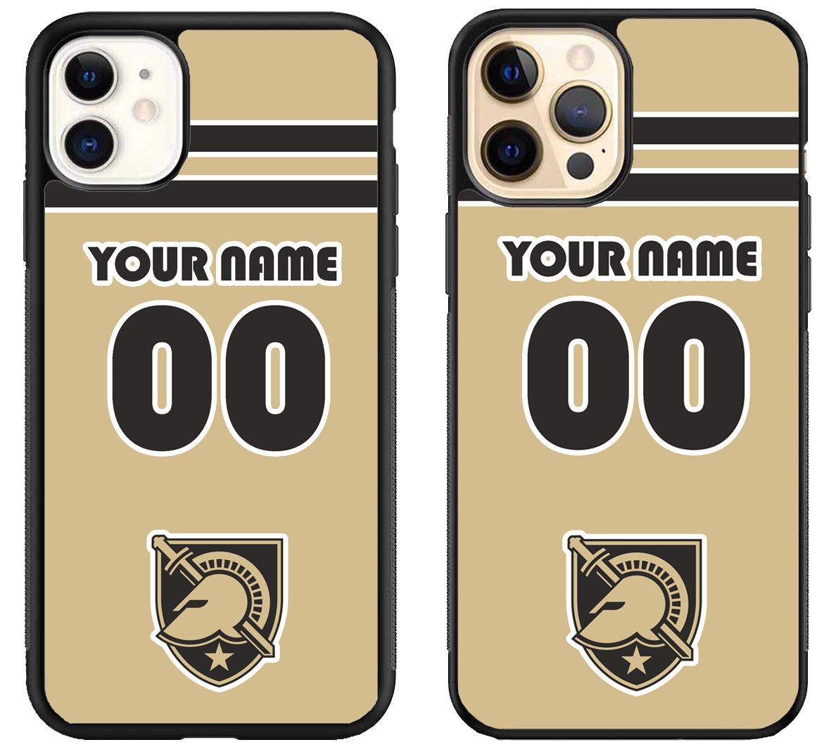 Custom Personalized Army Black Knights iPhone 12 | 12 Mini | 12 Pro | 12 Pro Max Case