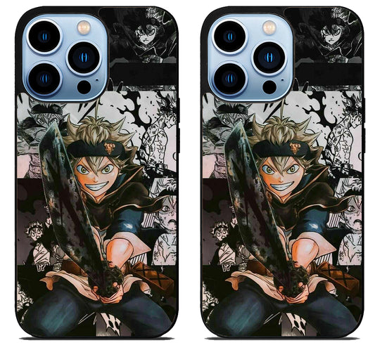 Asta Black Clover Collage iPhone 15 Pro | iPhone 15 Pro Max Case
