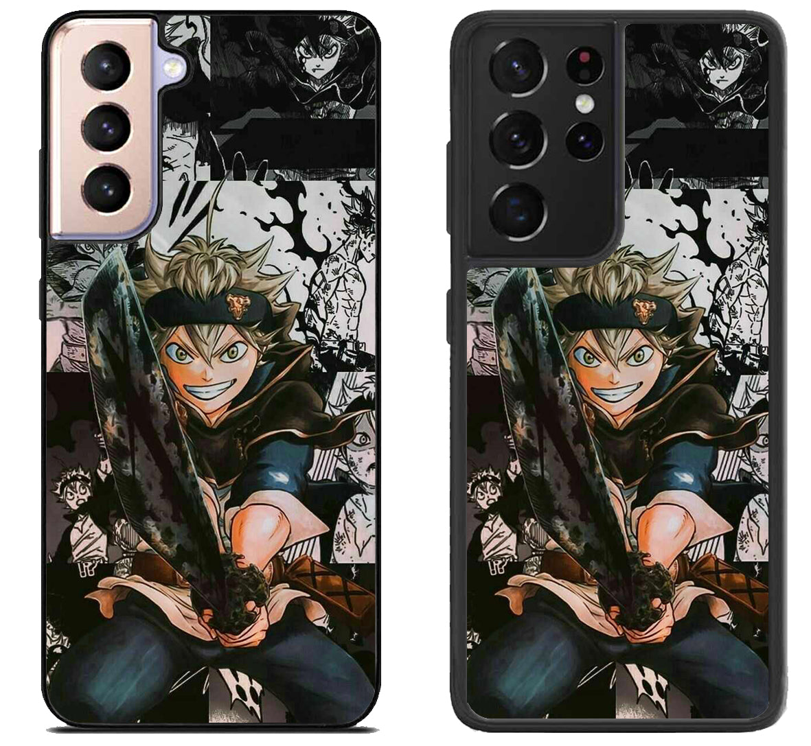 Asta Black Clover Collage Samsung Galaxy S21 | S21 FE | S21+ | S21 Ultra Case