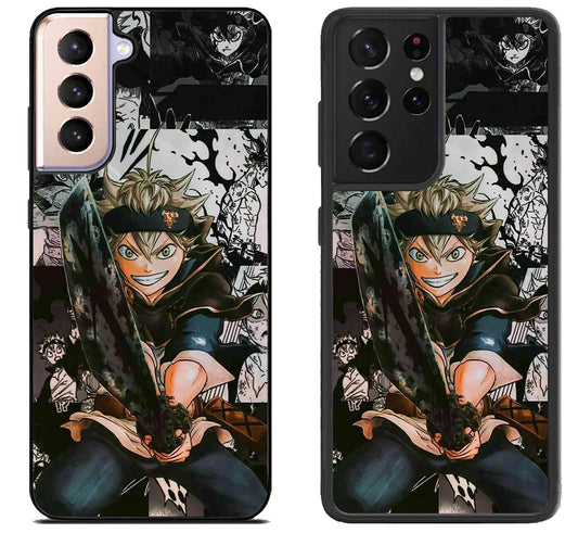 Asta Black Clover Collage Samsung Galaxy S21 | S21 FE | S21+ | S21 Ultra Case
