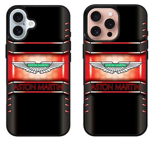 Aston Martin Logo Metallic iPhone 16 | 16 Plus | 16 Pro | 16 Pro Max Case