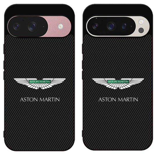 Aston Martin Black Carbon Google Pixel 9 | 9 Pro | 9 Pro XL Case