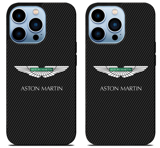 Aston Martin Black Carbon iPhone 15 Pro | iPhone 15 Pro Max Case