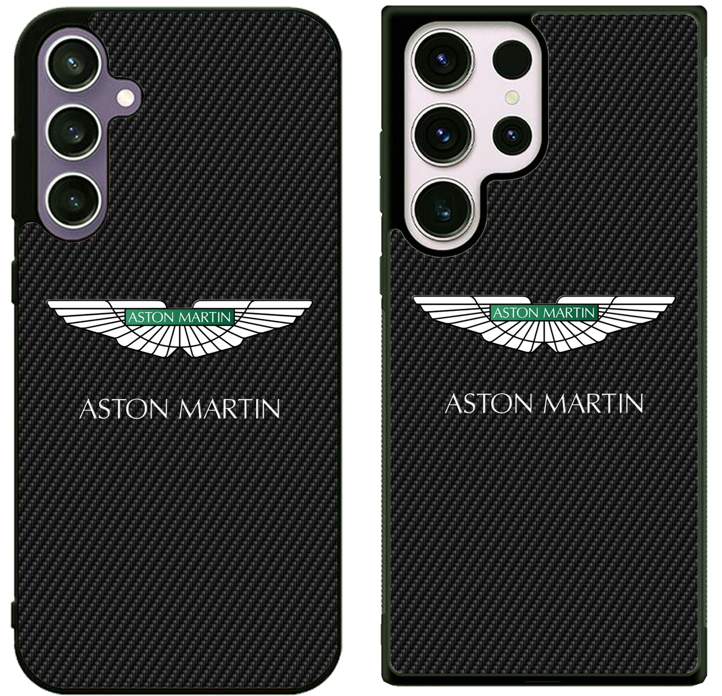 Aston Martin Black Carbon Samsung Galaxy S25 | S25+ | S25 Ultra Case