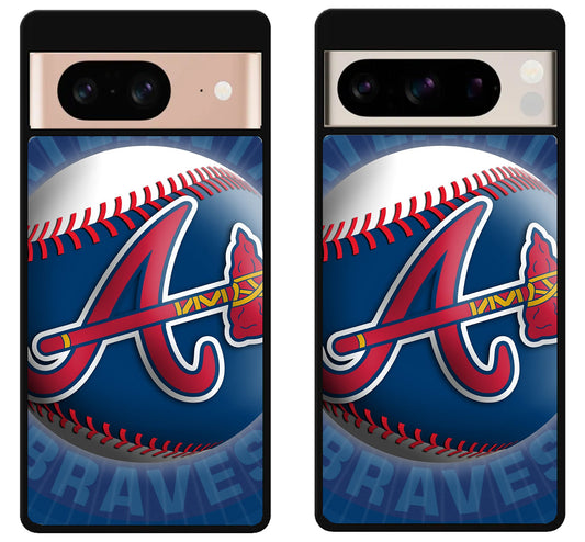 Atlanta Braves Background Google Pixel 8 | 8 Pro Case