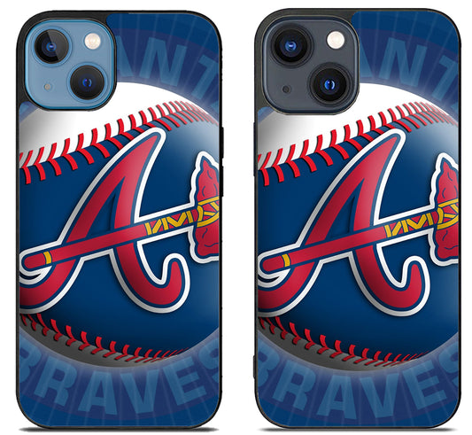 Atlanta Braves Background iPhone 15 | iPhone 15 Plus Case