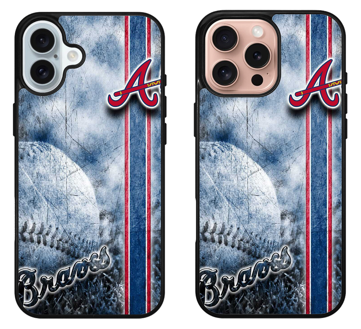 Atlanta Braves Background iPhone 16 | 16 Plus | 16 Pro | 16 Pro Max Case