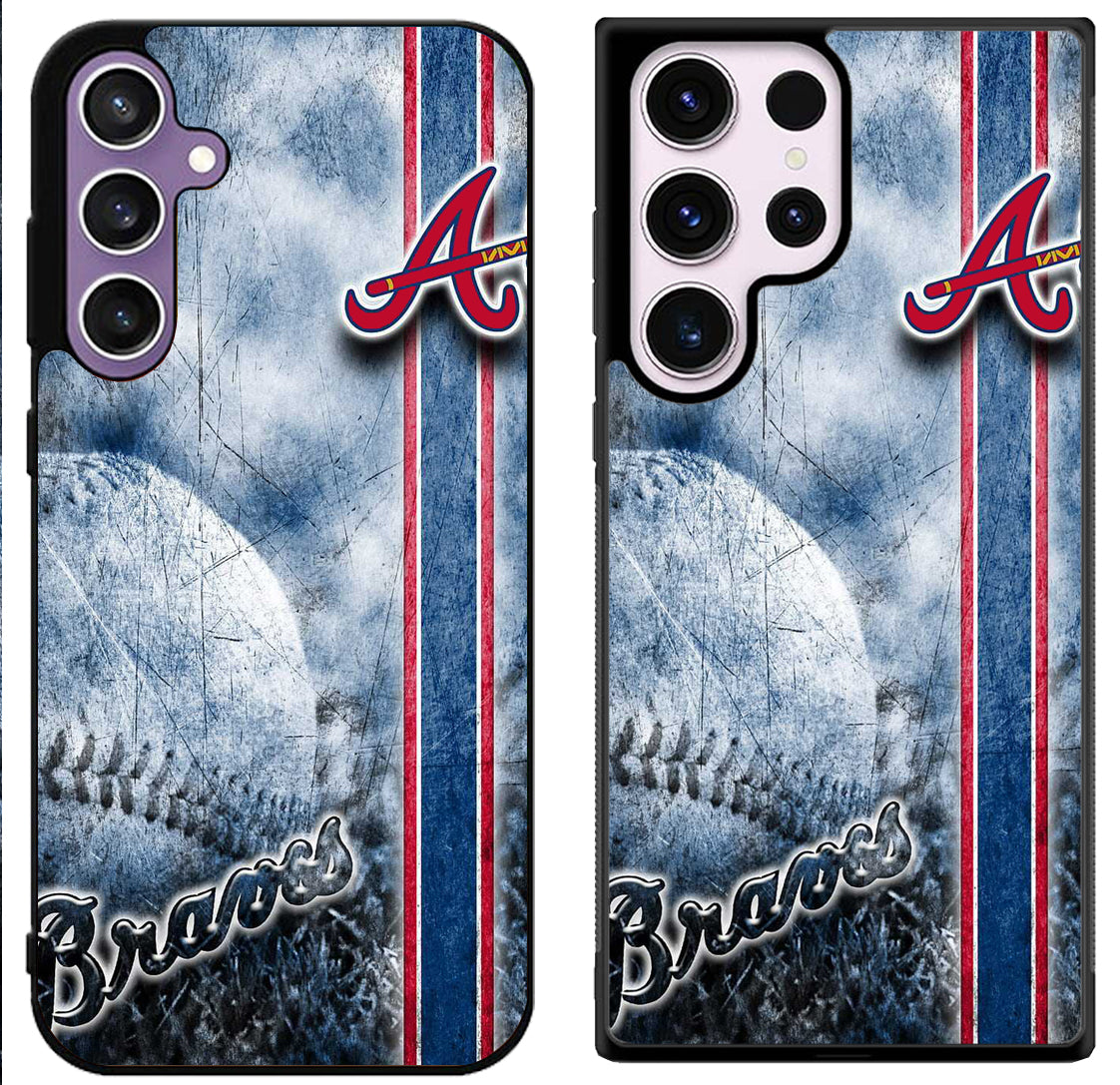 Atlanta Braves Background Samsung Galaxy S24 | S24+ | S24 Ultra Case