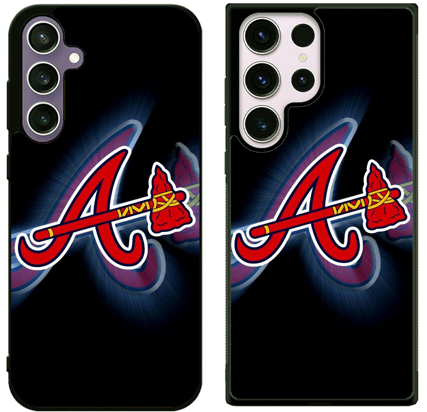 Atlanta Braves Black Samsung Galaxy S25 | S25+ | S25 Ultra Case