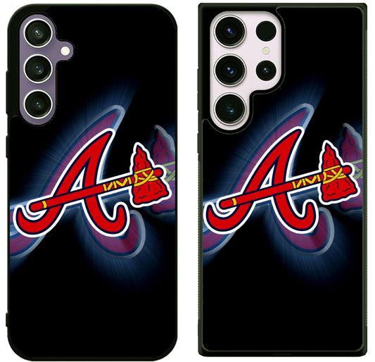 Atlanta Braves Black Samsung Galaxy S25 | S25+ | S25 Ultra Case