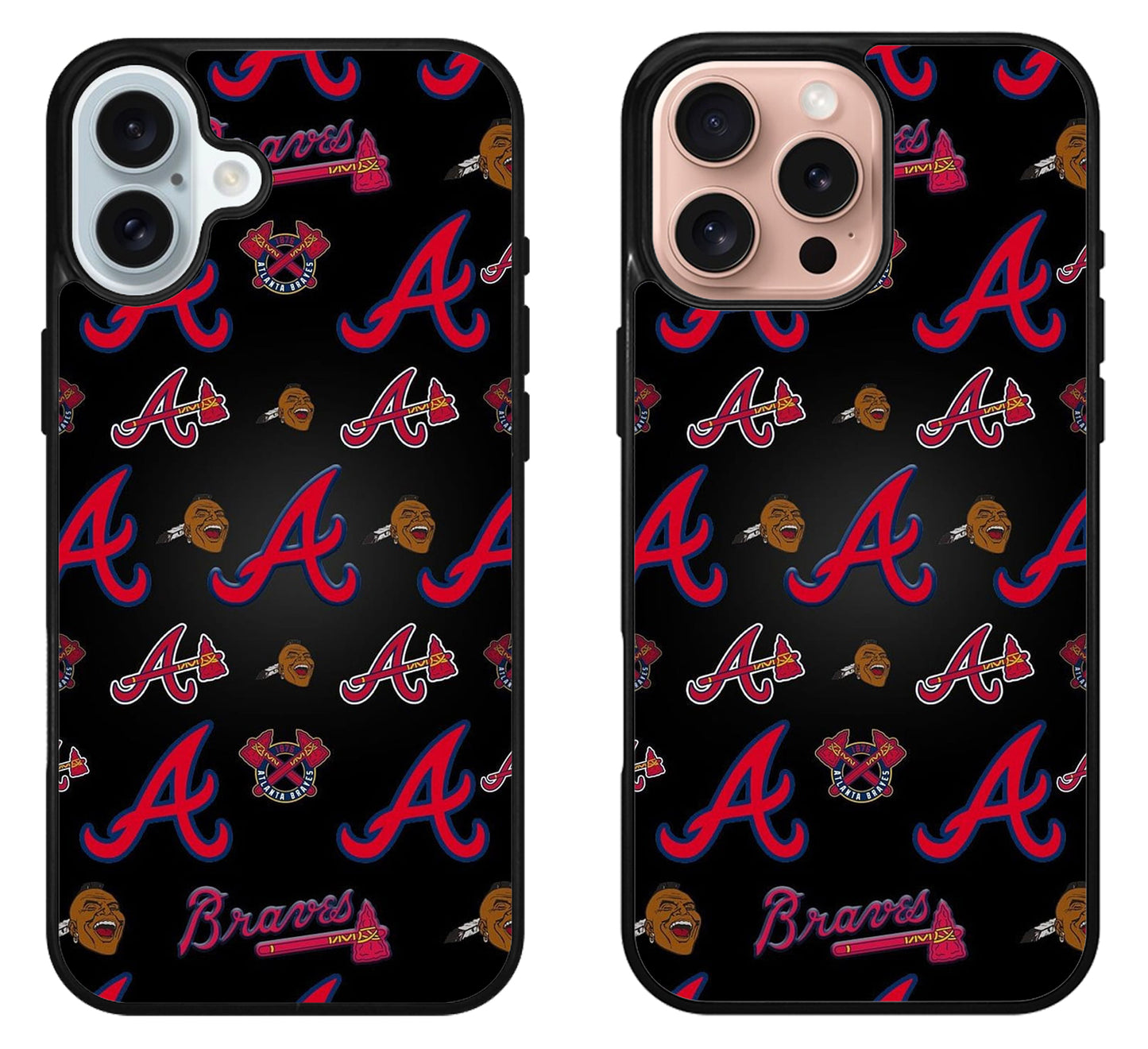 Atlanta Braves Collage iPhone 16 | 16 Plus | 16 Pro | 16 Pro Max Case