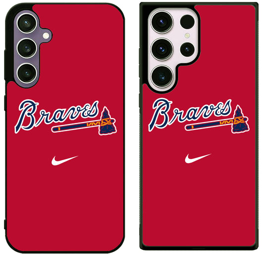 Atlanta Braves Red Samsung Galaxy S25 | S25+ | S25 Ultra Case