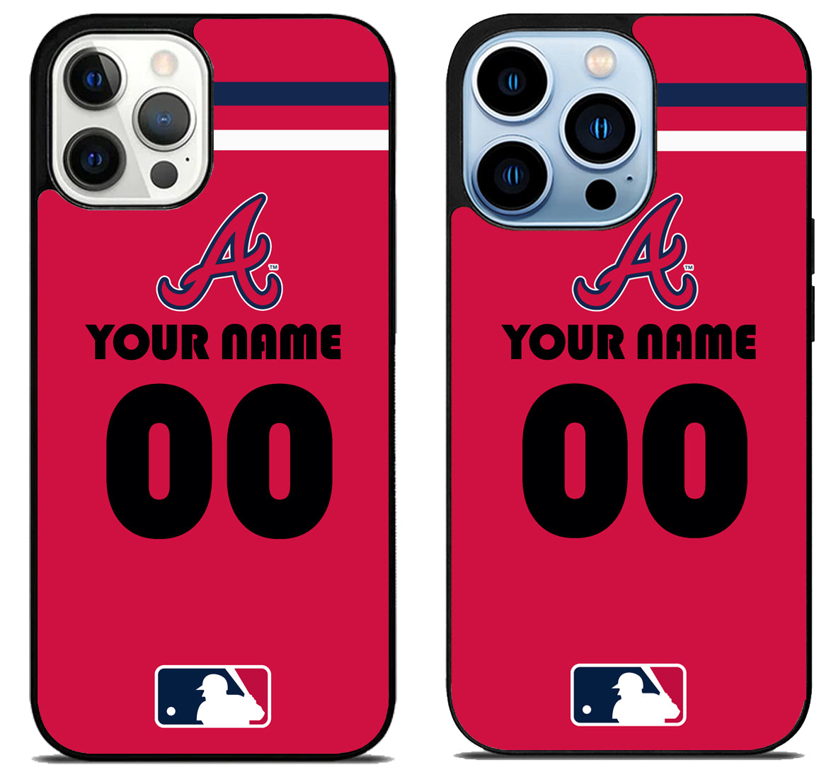 Custom Personalized Atlanta Braves MLB iPhone 15 Pro | iPhone 15 Pro Max Case