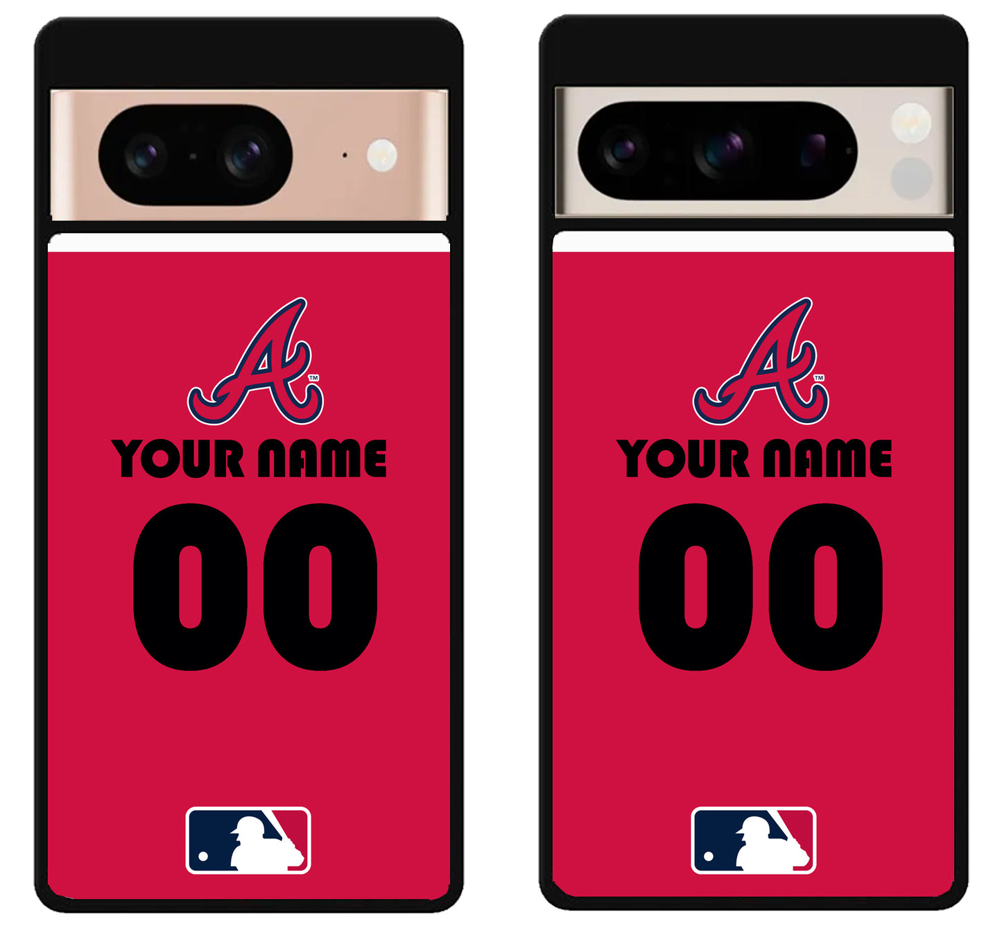 Custom Personalized Atlanta Braves MLB Google Pixel 8 | 8 Pro Case