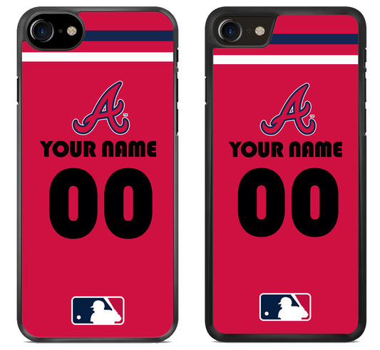 Custom Personalized Atlanta Braves MLB iPhone SE 2020 | iPhone SE 2022 Case