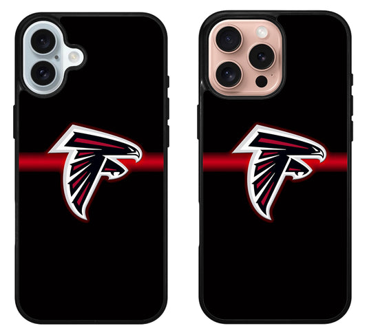 Atlanta Falcons Black iPhone 16 | 16 Plus | 16 Pro | 16 Pro Max Case