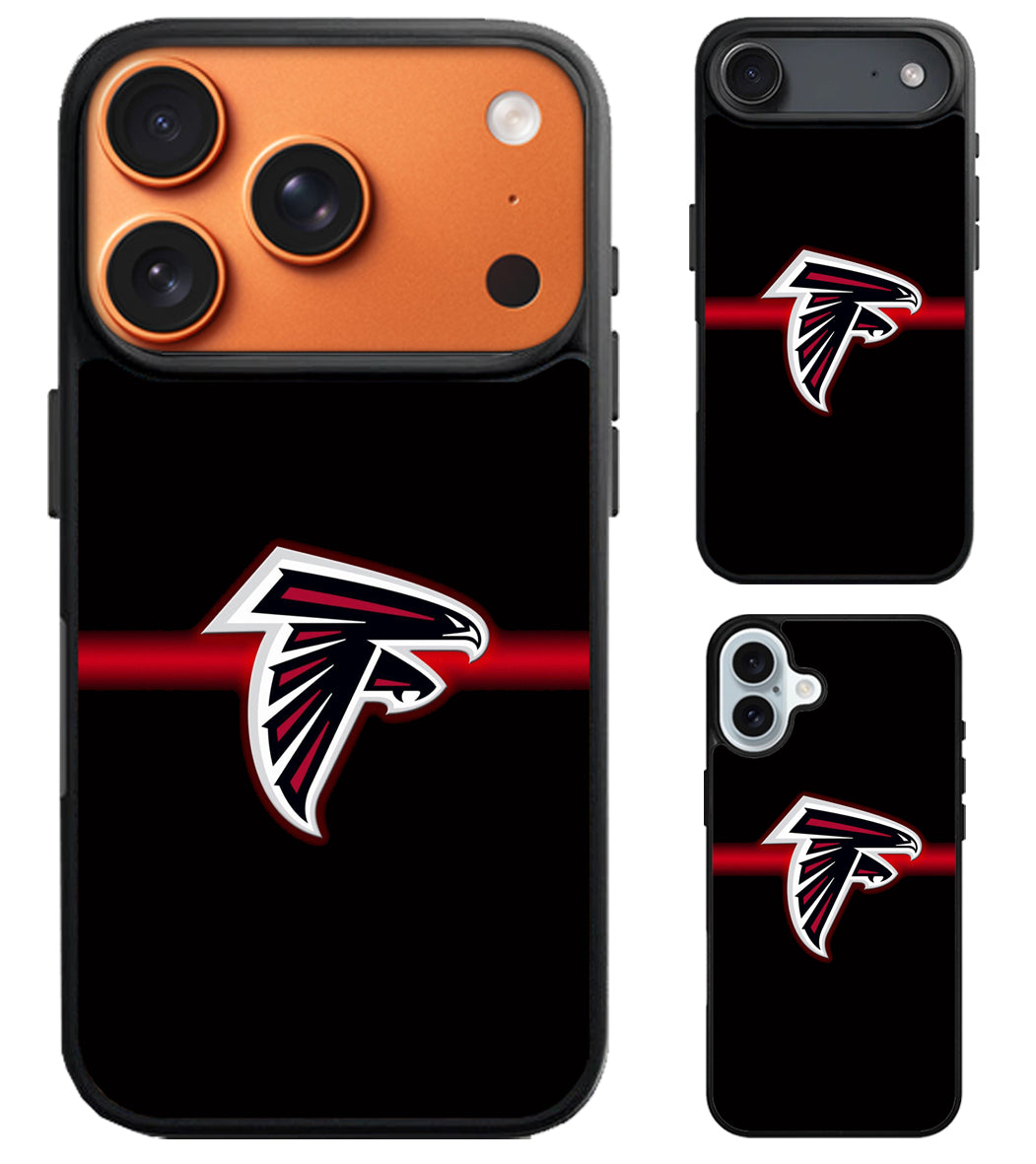 Atlanta Falcons Black iPhone Air | iPhone 17 | 17 Pro | 17 Pro Max Case