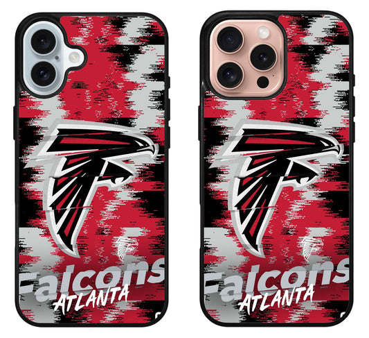 Atlanta Falcons Colorfull iPhone 16 | 16 Plus | 16 Pro | 16 Pro Max Case