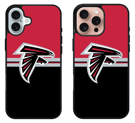 Atlanta Falcons Logo Stripe iPhone 16 | 16 Plus | 16 Pro | 16 Pro Max Case