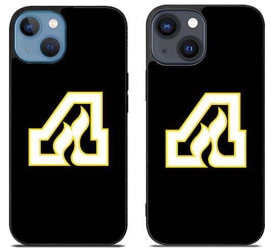Atlanta Flames Black iPhone 15 | iPhone 15 Plus Case