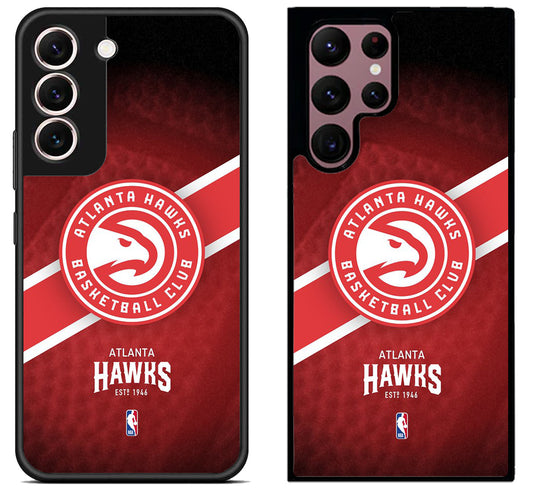 Atlanta Hawks Background Samsung Galaxy S22 | S22+ | S22 Ultra Case