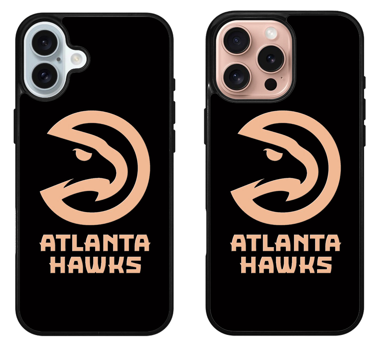 Atlanta Hawks Black iPhone 16 | 16 Plus | 16 Pro | 16 Pro Max Case