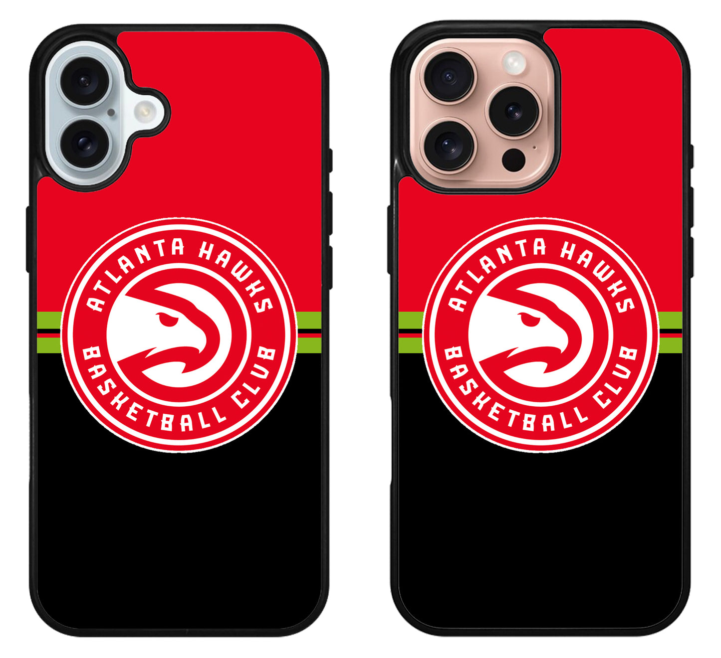 Atlanta Hawks Logo Stripe iPhone 16 | 16 Plus | 16 Pro | 16 Pro Max Case