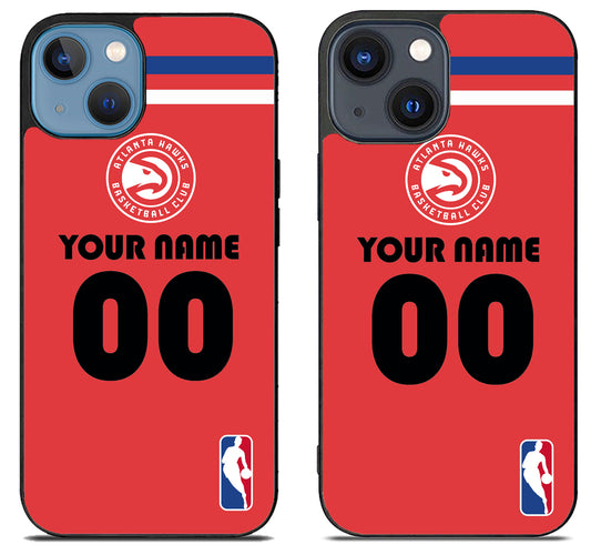 Custom Personalized Atlanta Hawks NBA iPhone 15 | iPhone 15 Plus Case