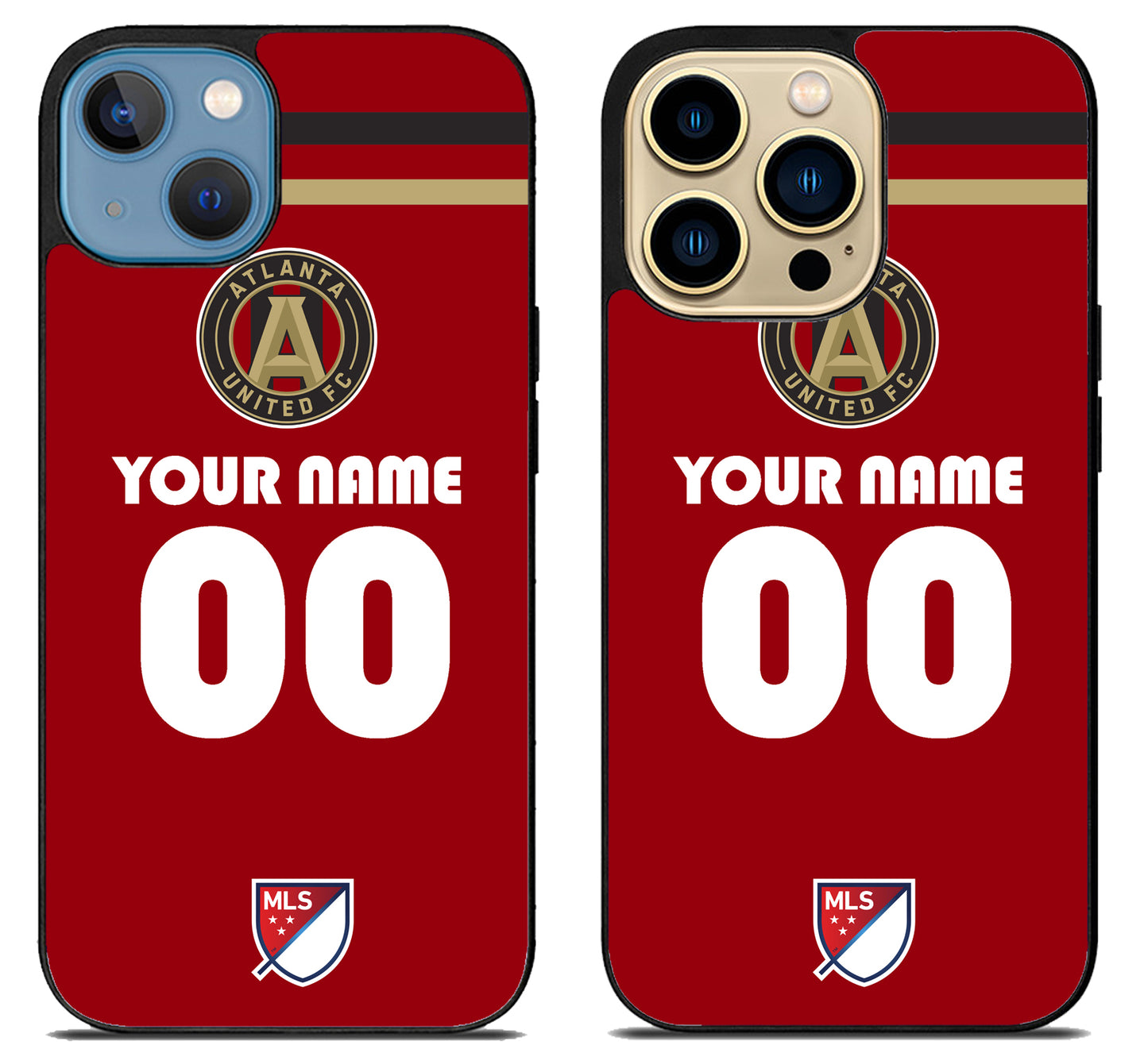 Custom Personalized Atlanta United MLS iPhone 14 | 14 Plus | 14 Pro | 14 Pro Max Case