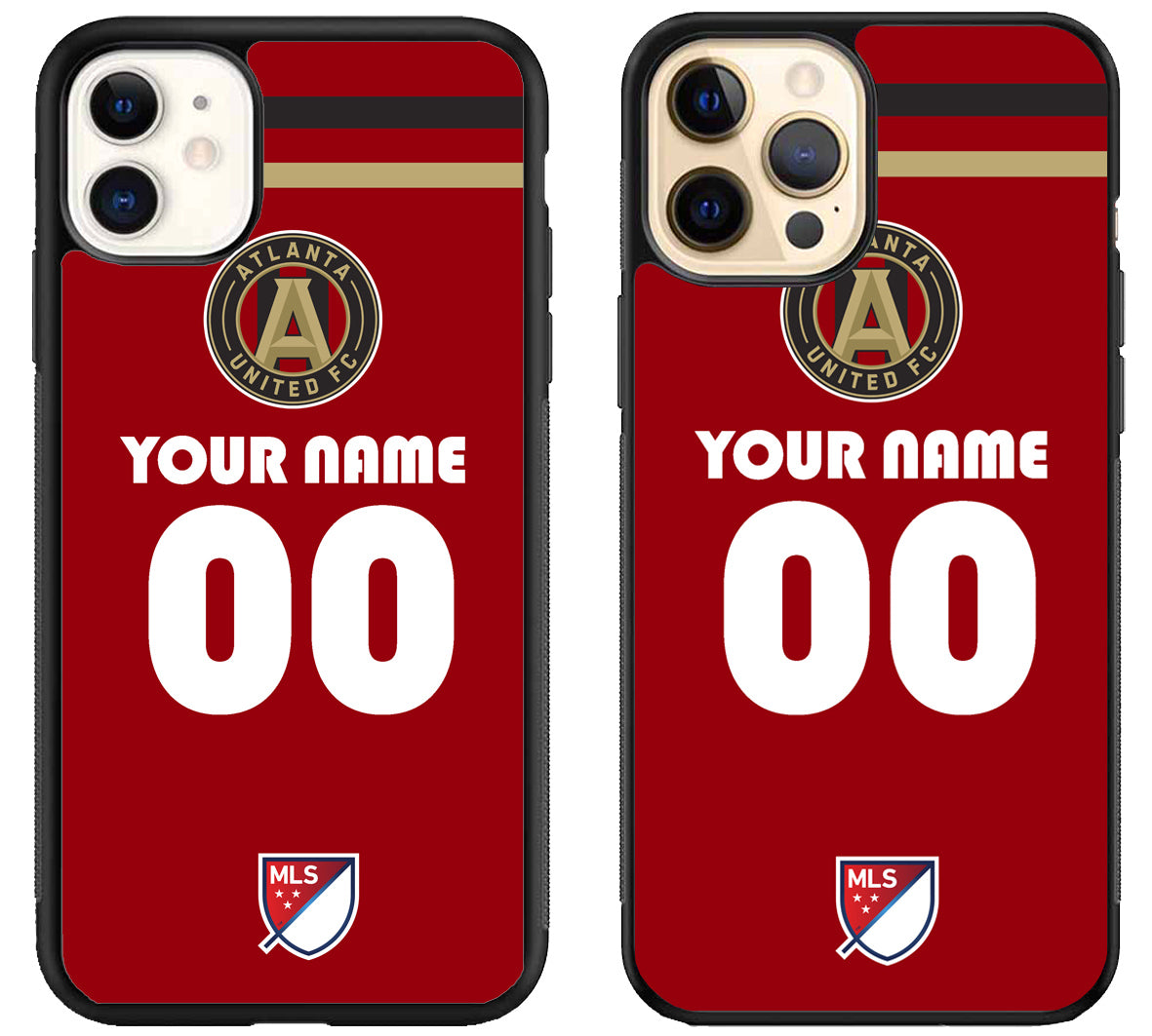 Custom Personalized Atlanta United MLS iPhone 12 | 12 Mini | 12 Pro | 12 Pro Max Case