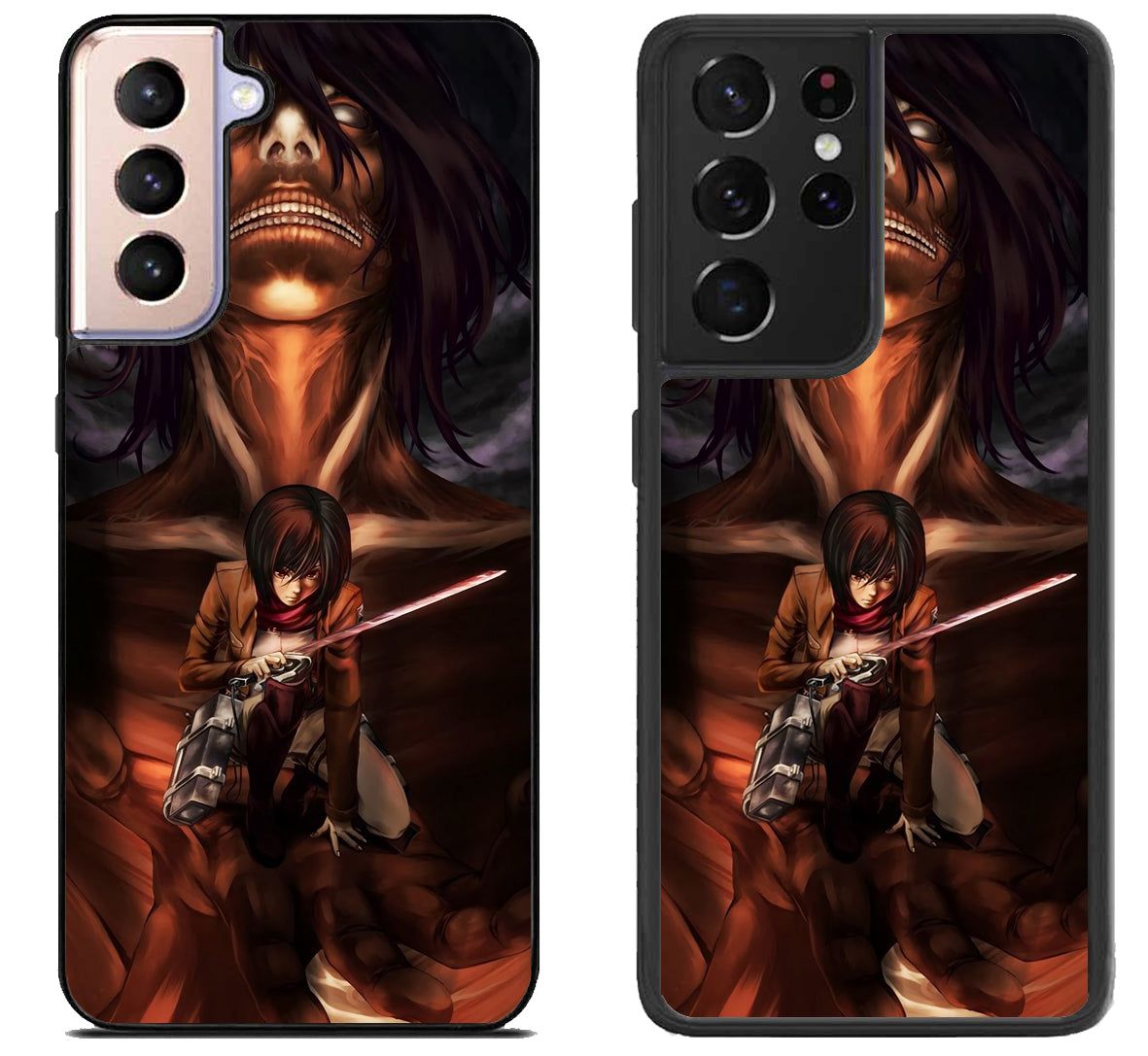 Attack on titan Mikasa Samsung Galaxy S21 | S21 FE | S21+ | S21 Ultra Case