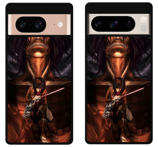 Attack on titan Mikasa Google Pixel 8 | 8 Pro Case