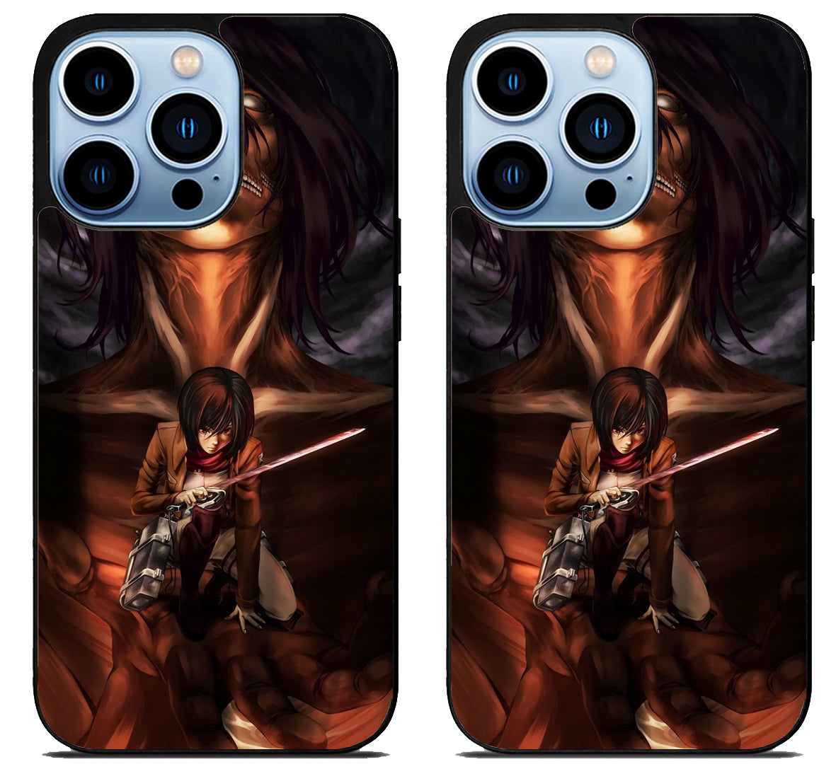 Attack on titan Mikasa iPhone 15 Pro | iPhone 15 Pro Max Case