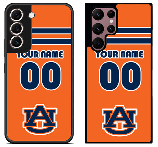 Custom Personalized Auburn Tigers Samsung Galaxy S22 | S22+ | S22 Ultra Case