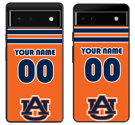 Custom Personalized Auburn Tigers Google Pixel 6 | 6A | 6 Pro Case