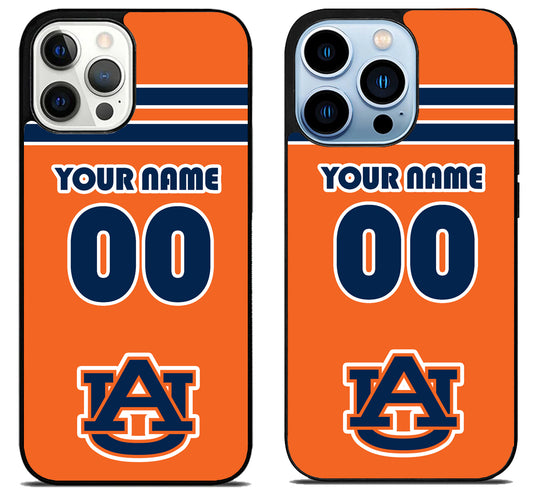 Custom Personalized Auburn Tigers iPhone 15 Pro | iPhone 15 Pro Max Case