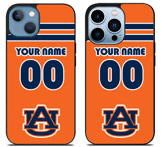 Custom Personalized Auburn Tigers iPhone 13 | 13 Mini | 13 Pro | 13 Pro Max Case