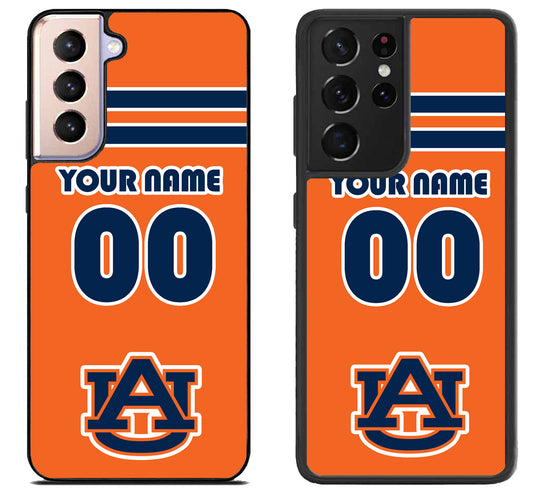 Custom Personalized Auburn Tigers Samsung Galaxy S21 | S21 FE | S21+ | S21 Ultra Case
